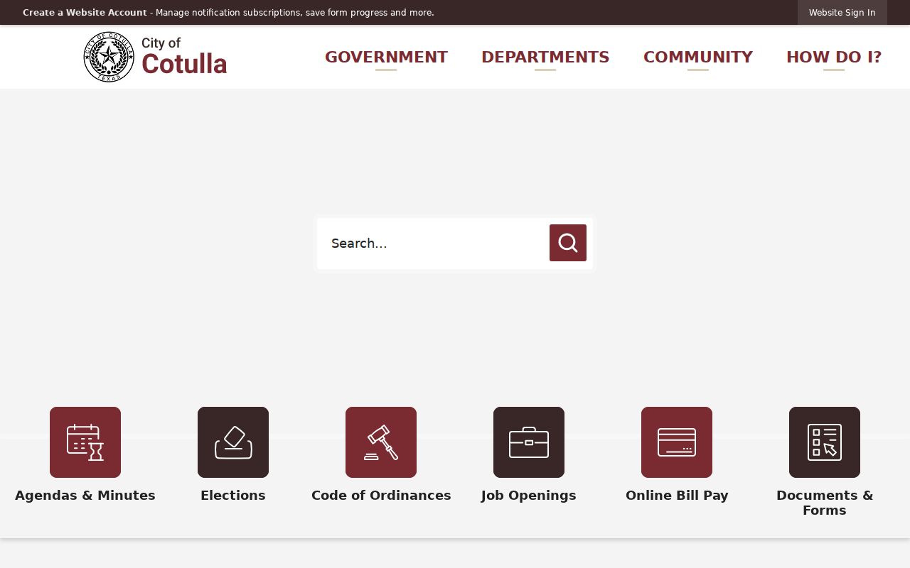 Cotulla warrant court contact, official city home and contact navigation